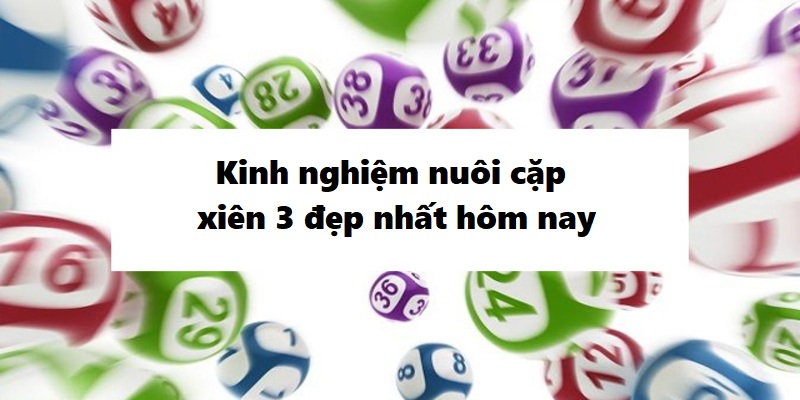 Kinh nghiệm nuôi cặp xiên 3 đẹp nhất hôm nay hiệu quả