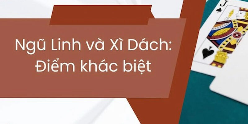 Ngũ linh và xì dách có rất nhiều điểm khác biệt